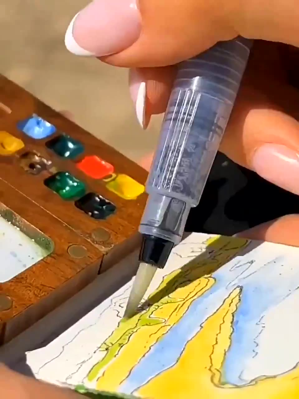 🎨 Zakformaat Aquarelset