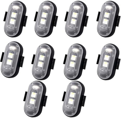 Draadloze LED Stroboscooplampen - Incl. Afstandsbediening - 2 Stuks