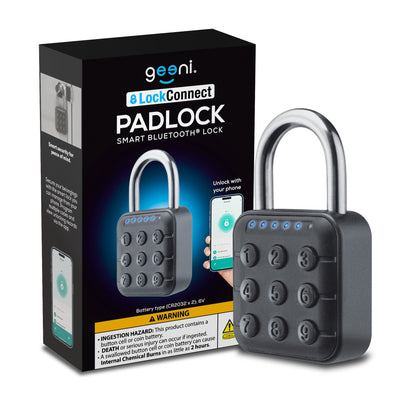 Ultrasterk Hangslot via Bluetooth of Cijfercode