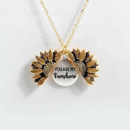 🌞“You Are My Sunshine” Zonnebloem Ketting