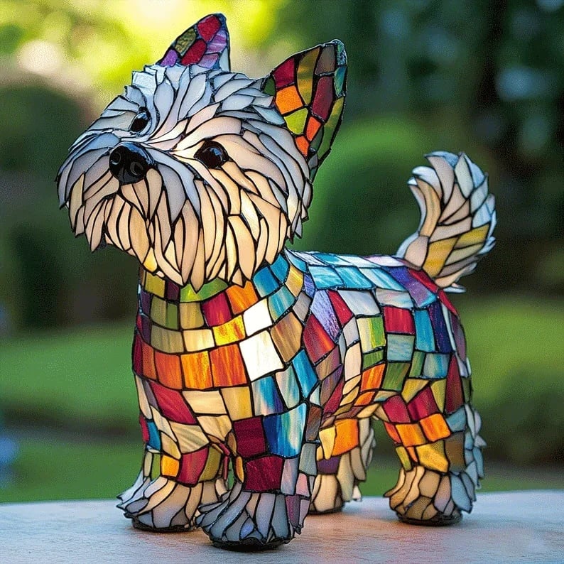 Grappige, schattige Hars Puppy Lampen