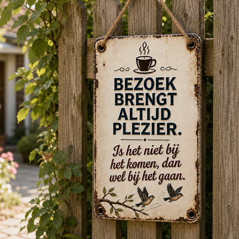 Nostalgisch Welkomstbord