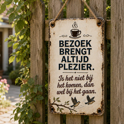 Nostalgisch Welkomstbord