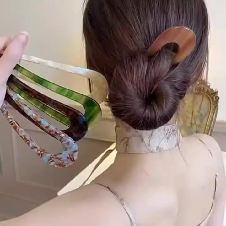 U-vormige, onbelemmerende haarspelden voor dames