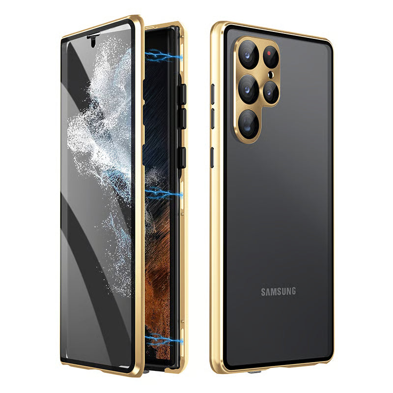 🔥Samsung Privacy magnetisch dubbelzijdig gehard glazen hoesje