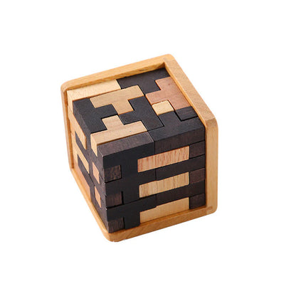 Houten Tetris Hersenkraker Puzzel