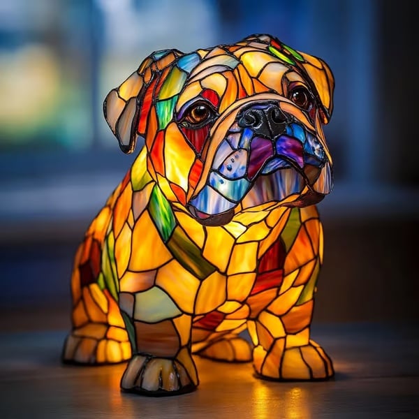 Grappige, schattige Hars Puppy Lampen
