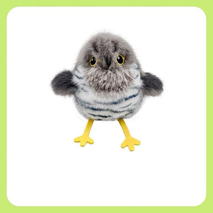 Flappend vogel-kattenspeeltje – USB-oplaadbaar en bewegingsgeactiveerd tjilpend vogeltje