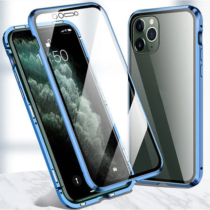 💥Laatste dag 50% korting💥 Magnetisch dubbelzijdig glas telefoonhoesje voor iPhone