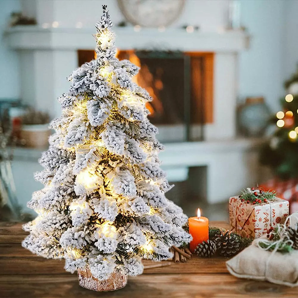 Kleine Sneeuwboom met verlichting (60cm)