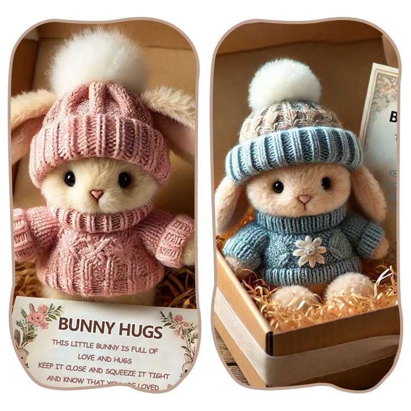 🐇 Paasactie Handgemaakte Mini Konijnen Knuffeltjes