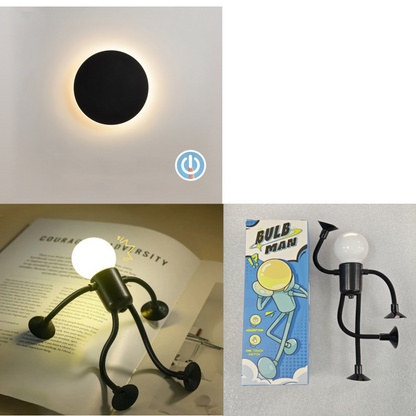 🟌🌟Moderne ronde LED-wandlampen