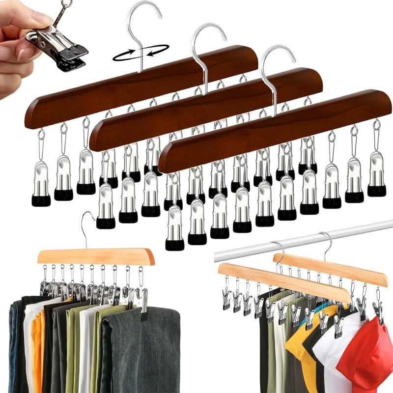 Kledinghanger met 10 klemmen