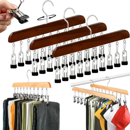 Kledinghanger met 10 klemmen