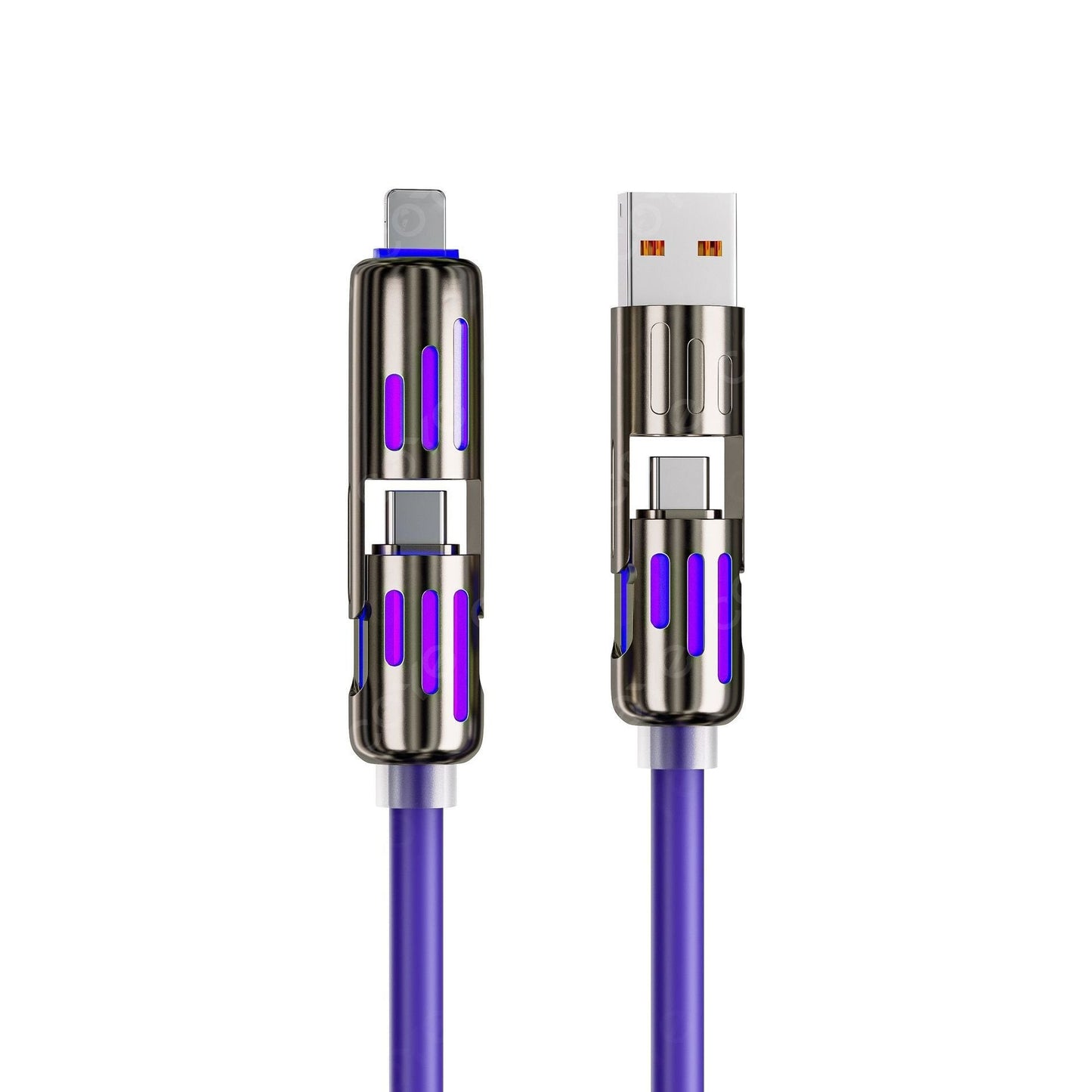 4-in-1 USB-oplaadkabel voor snel opladen met 240 W