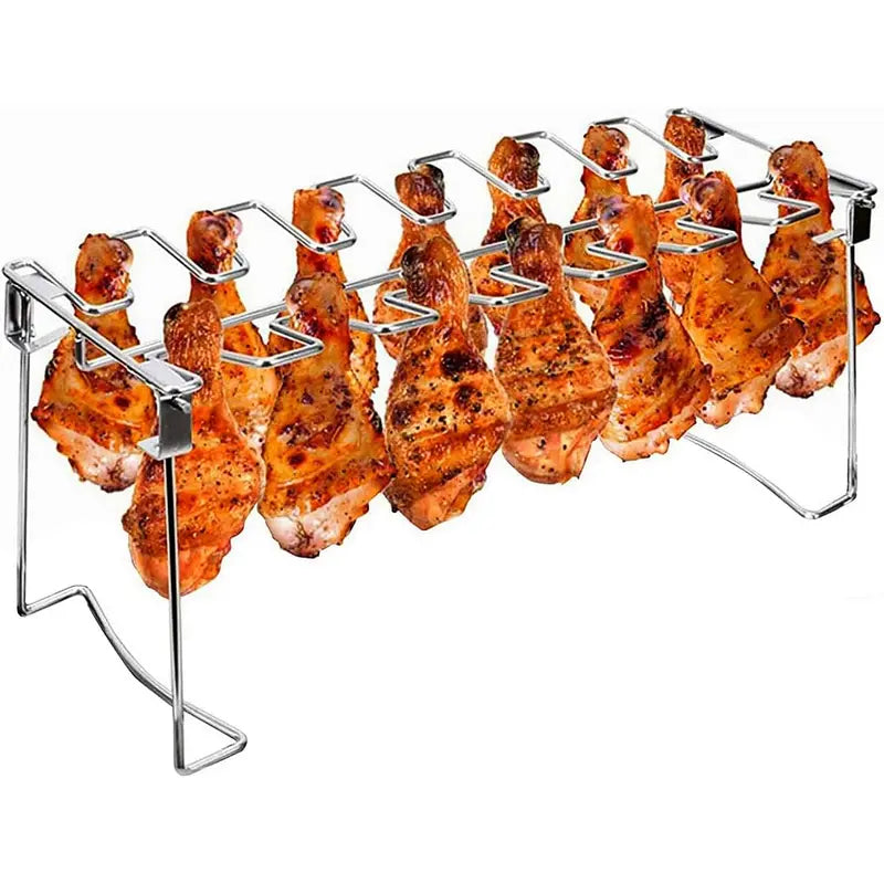 Roestvrijstalen BBQ-rek voor kippenbouten