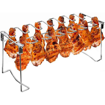 Roestvrijstalen BBQ-rek voor kippenbouten