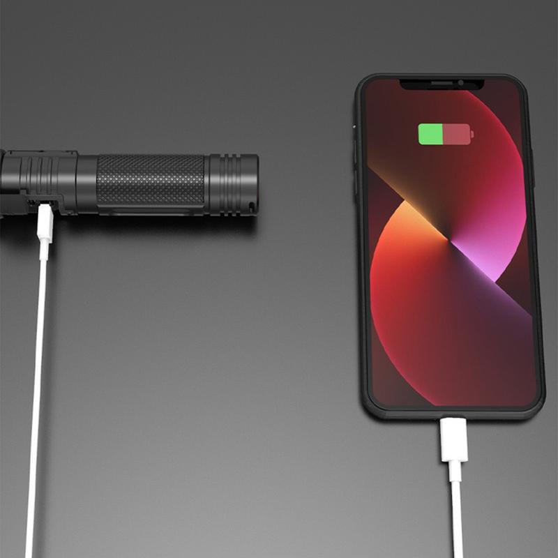 StormBeam Telescopische Zaklamp Powerbank