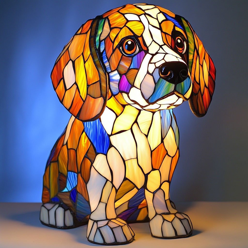 Grappige, schattige Hars Puppy Lampen