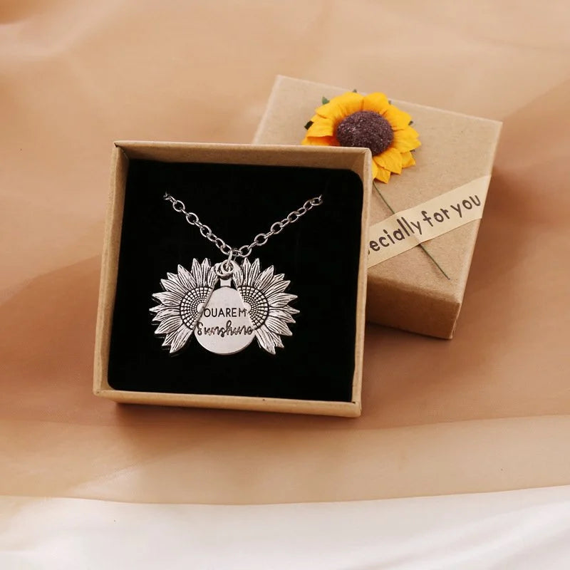 🌞“You Are My Sunshine” Zonnebloem Ketting