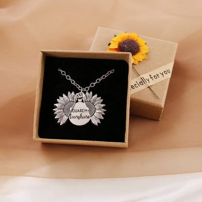 🌞“You Are My Sunshine” Zonnebloem Ketting