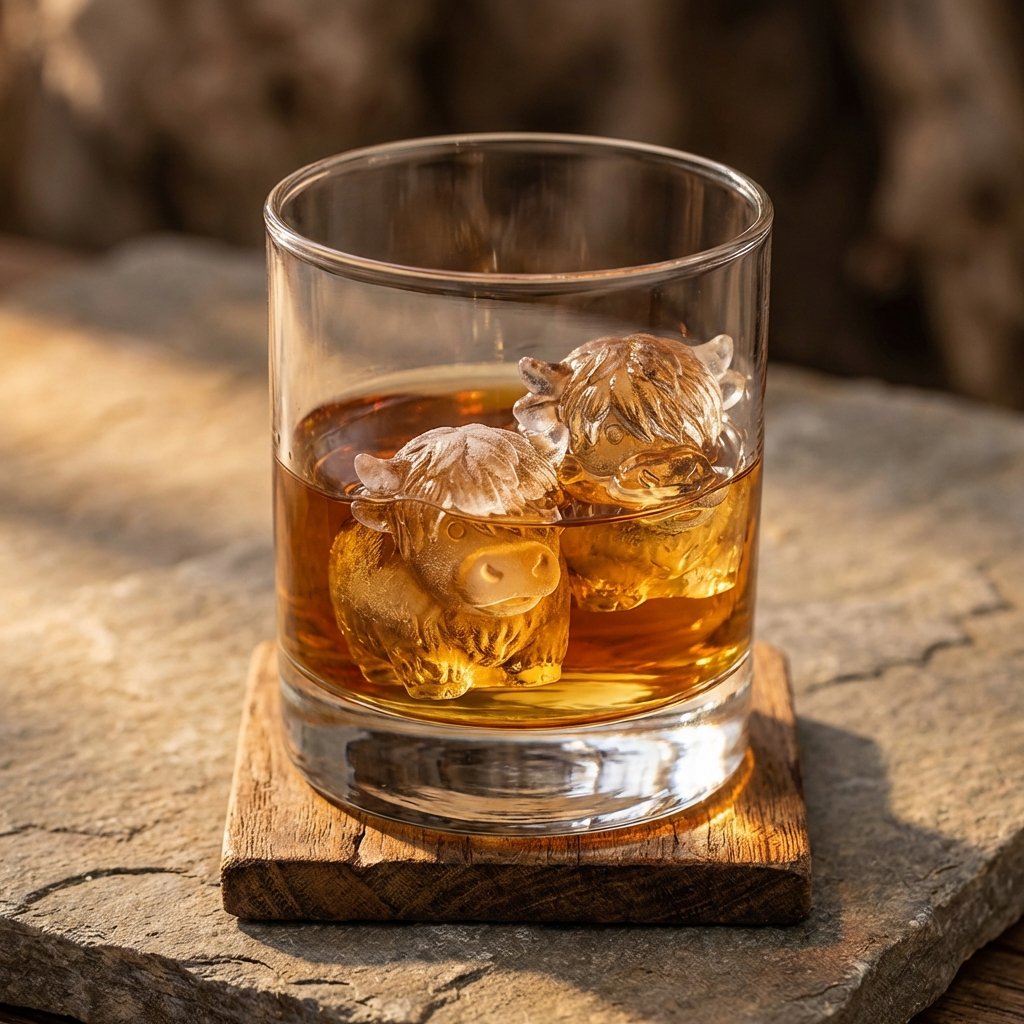 3D Highland-koe Mini-ijsblokjesvorm –  drankjes, feestjes en cadeaus