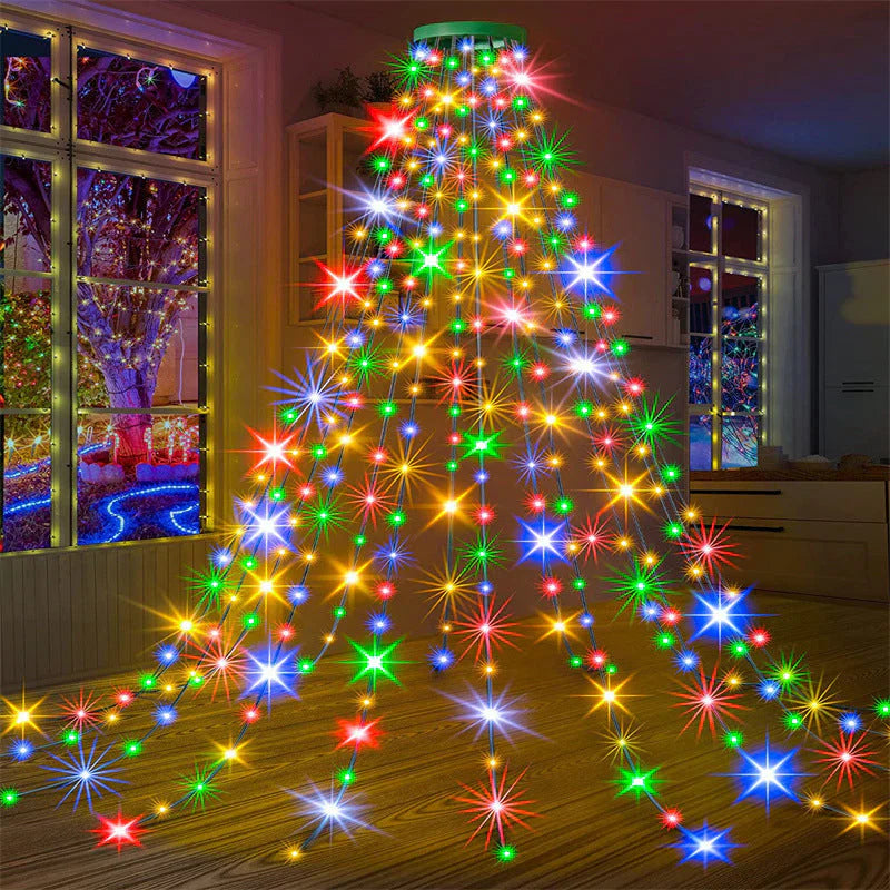 Waterval Kerstboom All-in-One Verlichting