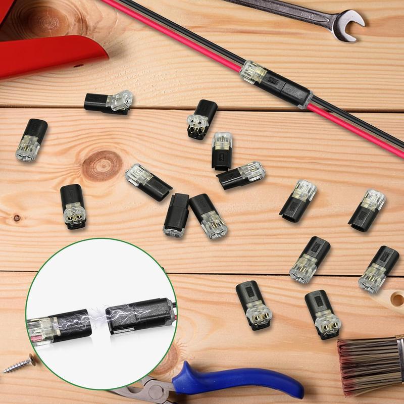 Tweedraadse Plugverbinding met Vergrendeling (20 stuks)