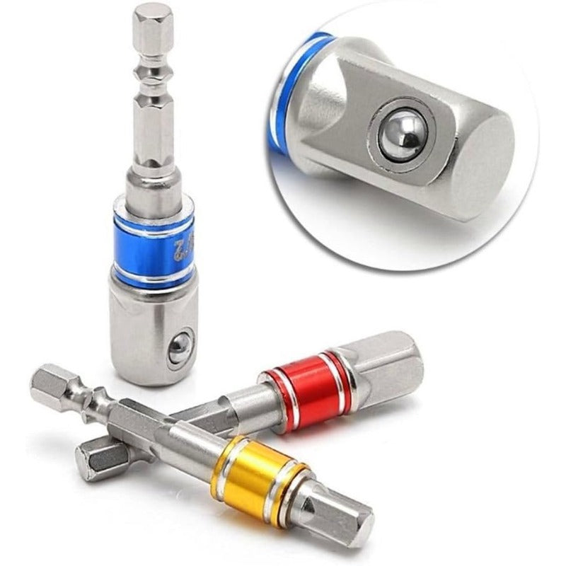 Set boor- en dopsleuteladapters