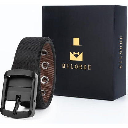Omkeerbare tactische riem van nylon ✦ Tweekleurige riemband met snelontgrendeling