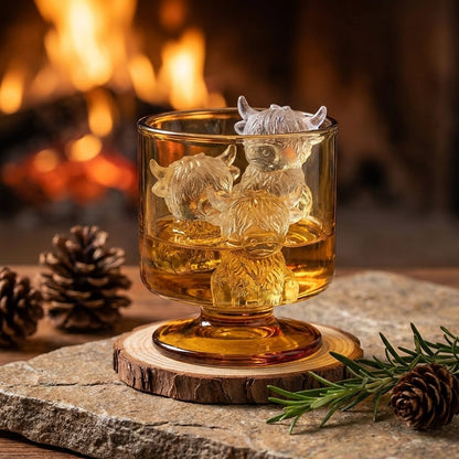 3D Highland-koe Mini-ijsblokjesvorm –  drankjes, feestjes en cadeaus