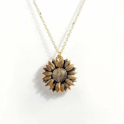 🌞“You Are My Sunshine” Zonnebloem Ketting