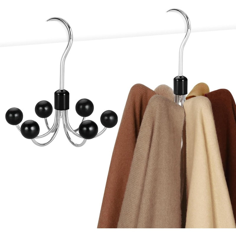 360° Draaibare Kleerhanger met 6 haken