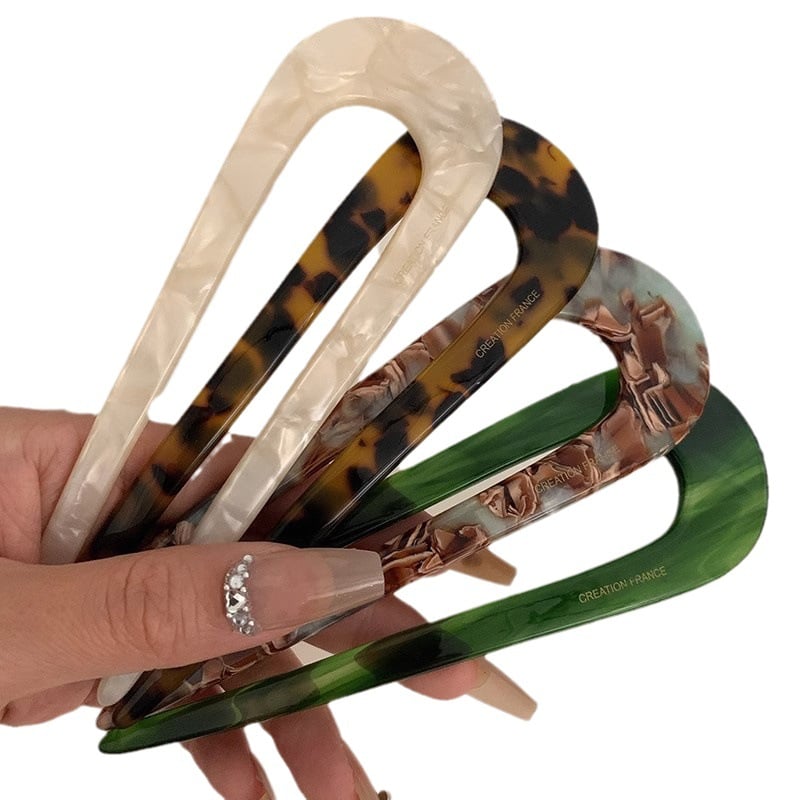 U-vormige, onbelemmerende haarspelden voor dames