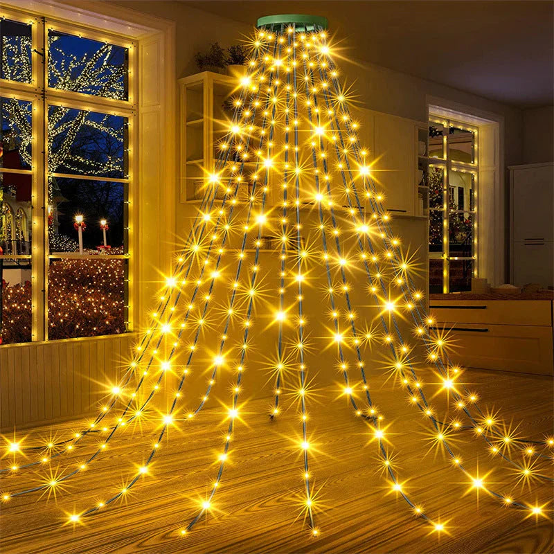 Waterval Kerstboom All-in-One Verlichting