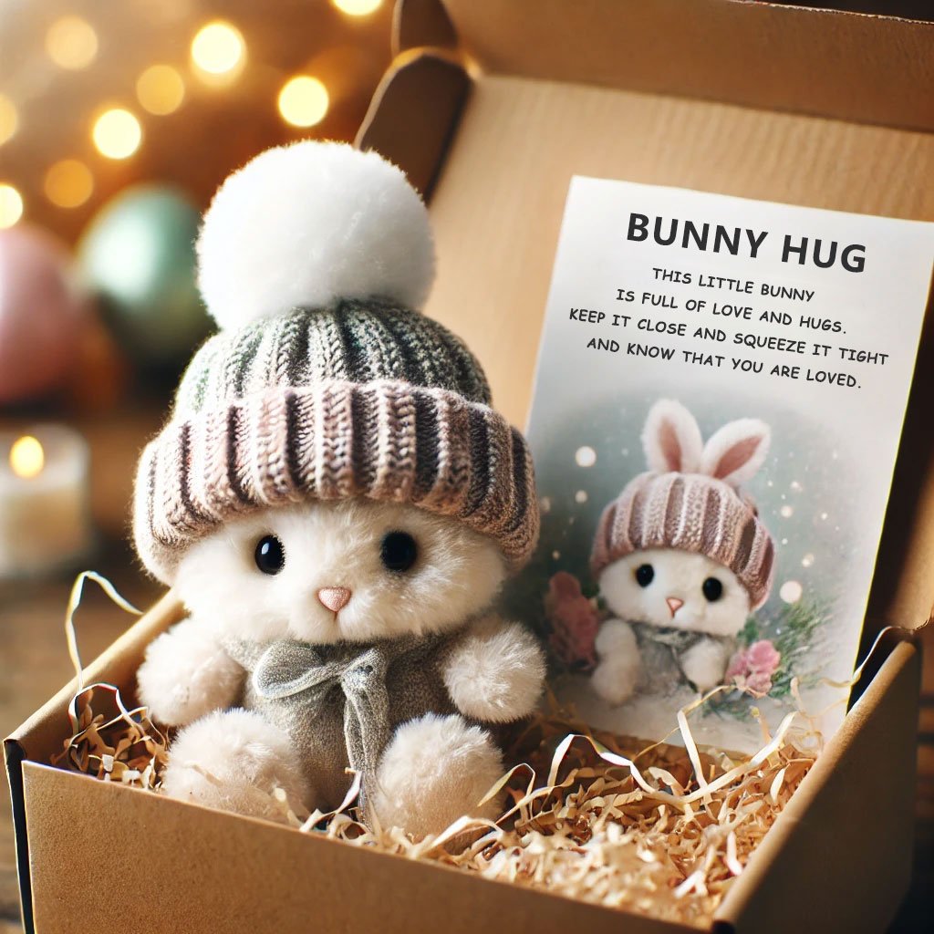 🐇 Paasactie Handgemaakte Mini Konijnen Knuffeltjes