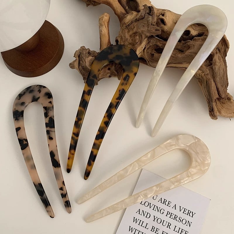 U-vormige, onbelemmerende haarspelden voor dames