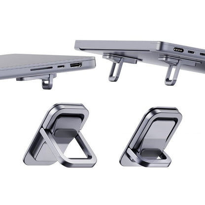 Onzichtbare laptopstandaard van aluminium (2st)
