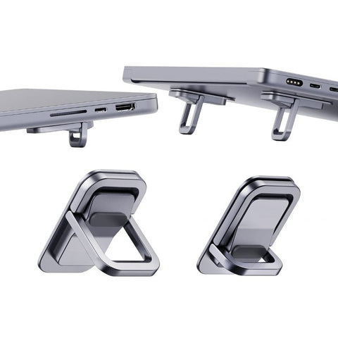 Onzichtbare laptopstandaard van aluminium (2st)
