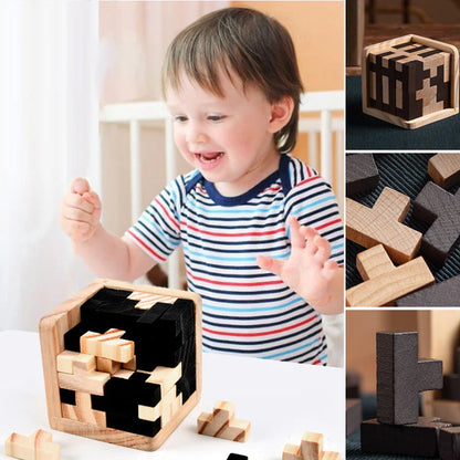 Houten Tetris Hersenkraker Puzzel