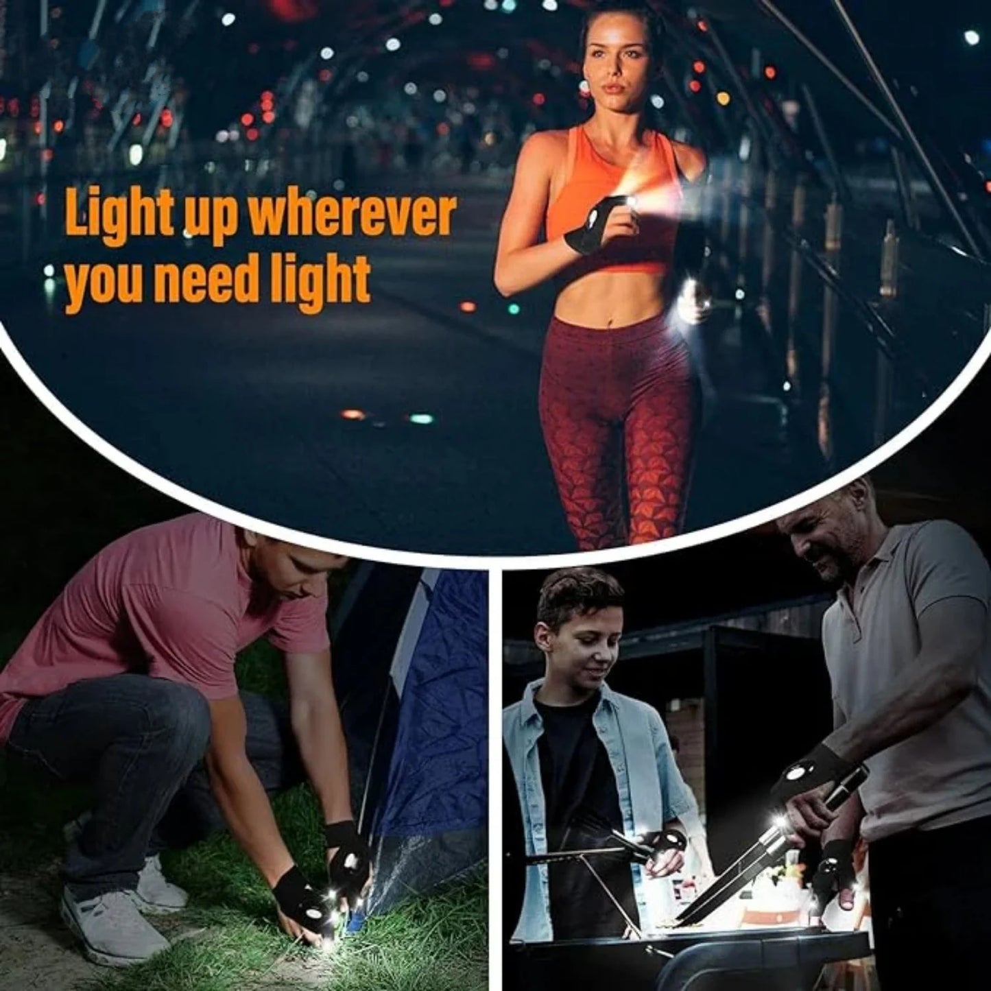 Handschoenen Met LED Verlichting