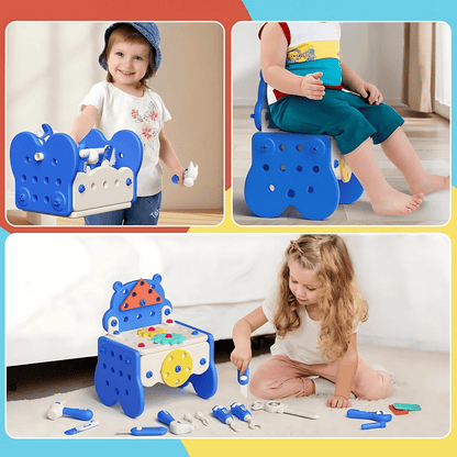 Kleine makersworkshop – Montessori Werktuigset ✨