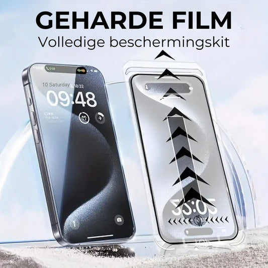 iPhone Beveiligingskit - Stofvrije Geharde Schermfilm