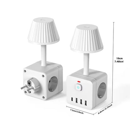 LED-lamp met outlet-adapter (EU/NL stopcontact)💡