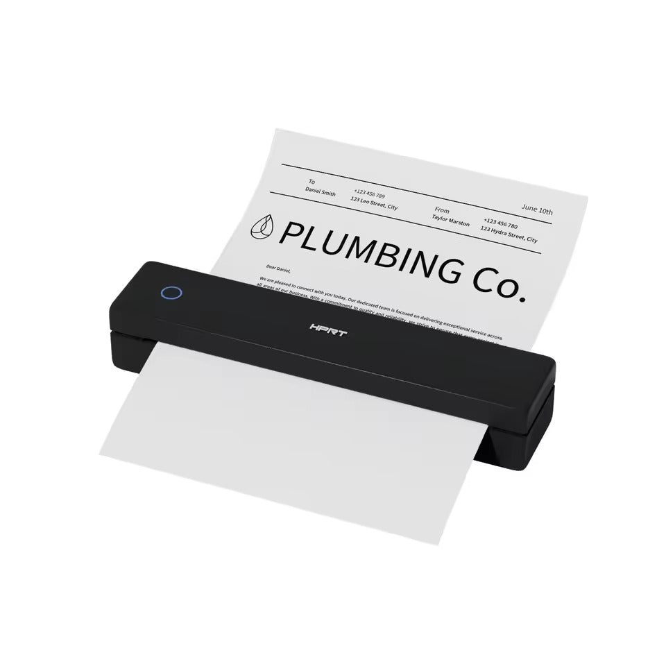 Inktloze draagbare printer