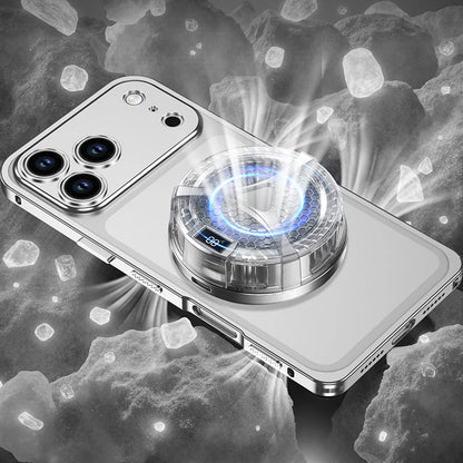 Metalen Bumper iPhone Hoesje met Camera Lens Bescherming en Transparante Achterkant