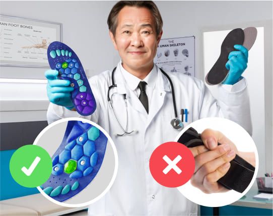 Medivital™ Magnetische Acupressuur Inlegzolen