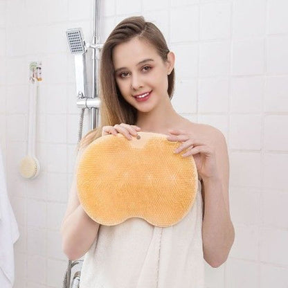 Voet- en rugscrubber voor onder de douche, massagekussen