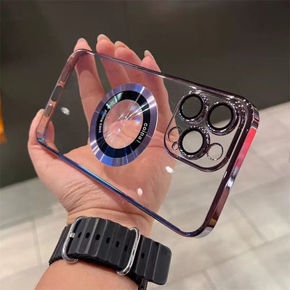 Transparante magnetische iPhone-hoes