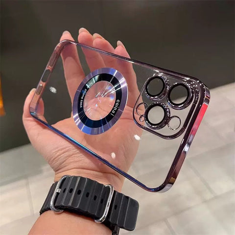 Transparante magnetische iPhone-hoes